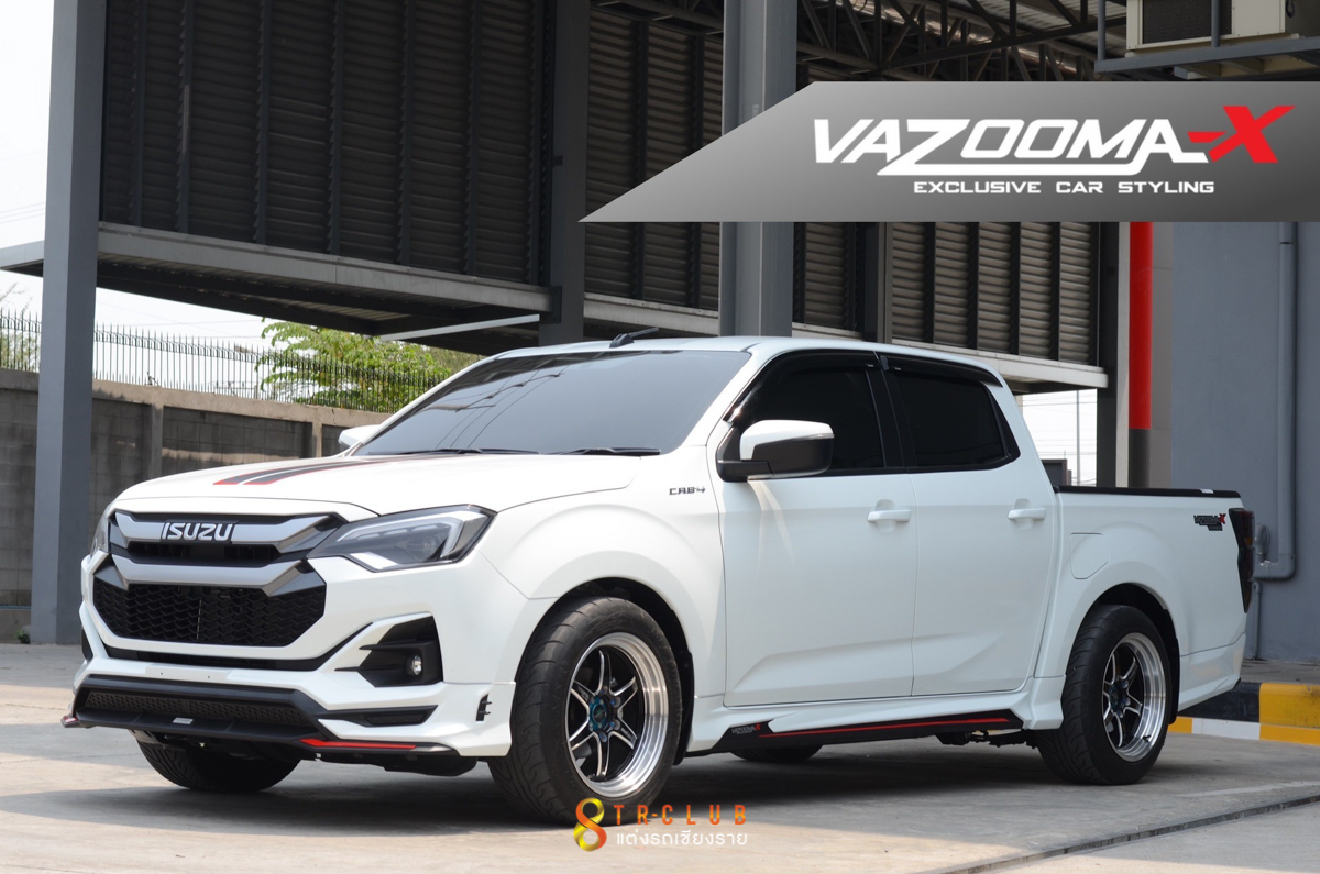 ชุดแต่งสเกิร์ตรอบคัน VAZOOMA-X สำหรับ ALL NEW D-MAX 2023 (ตัวเตี้ย)