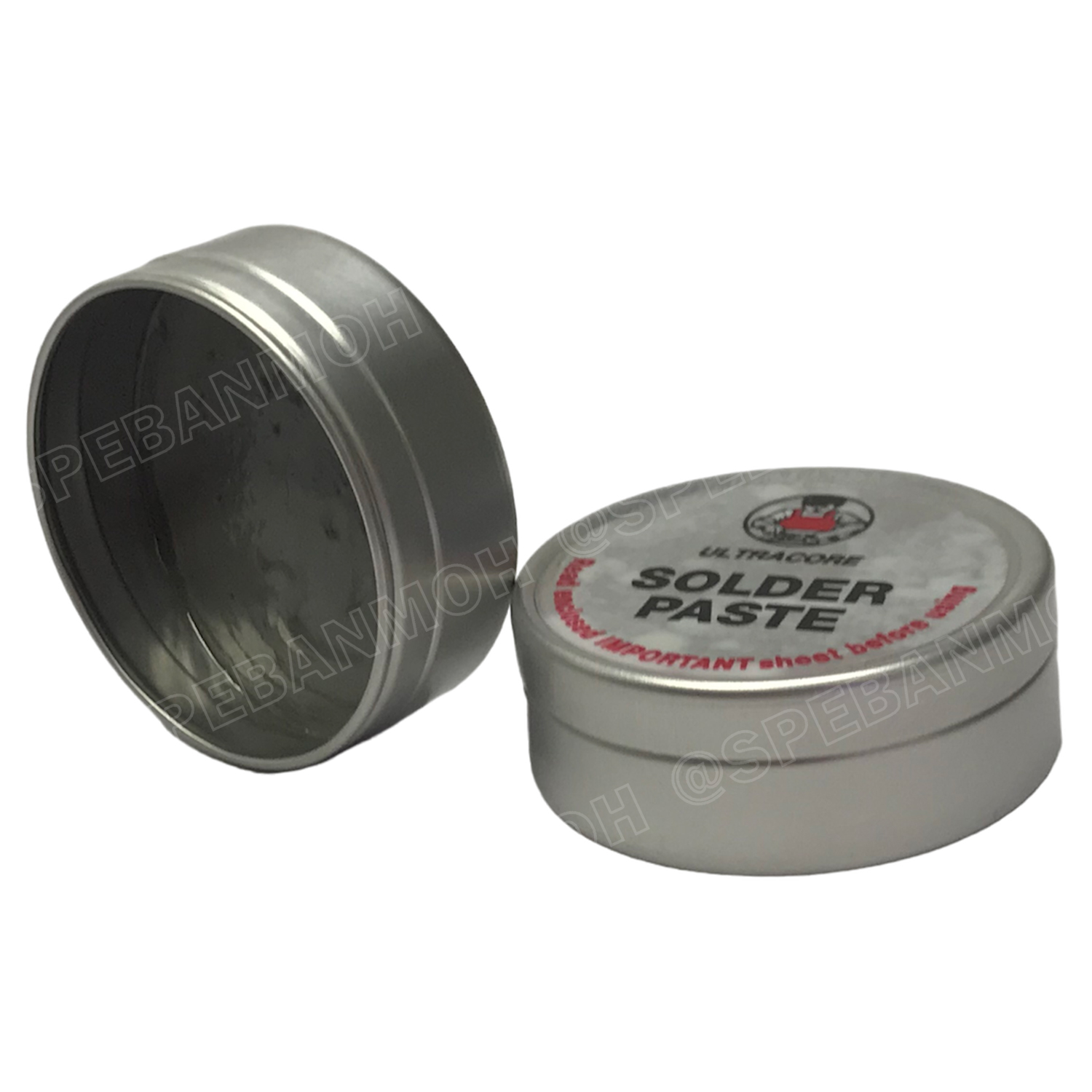 [ 1ชิ้น ] ULTRACORE-20g ตะกั่วบัดกรีเหลว Ultracore Solder Paste ตะกั่วบัดกรี ชนิดเหลว ตะกั่ว Lead ตะกั่วบัดกรี อัลตร้าคอร์ บัดกรีวงจรอิเล็คทรอนิกส์ บอร์ดวงจร Ultracore Soldering Lead ตะกั่วผสม บัดกรีไฟฟ้า ใช้งานกับหัวแร้งบัดกรี ไดเป่าลมร้อน