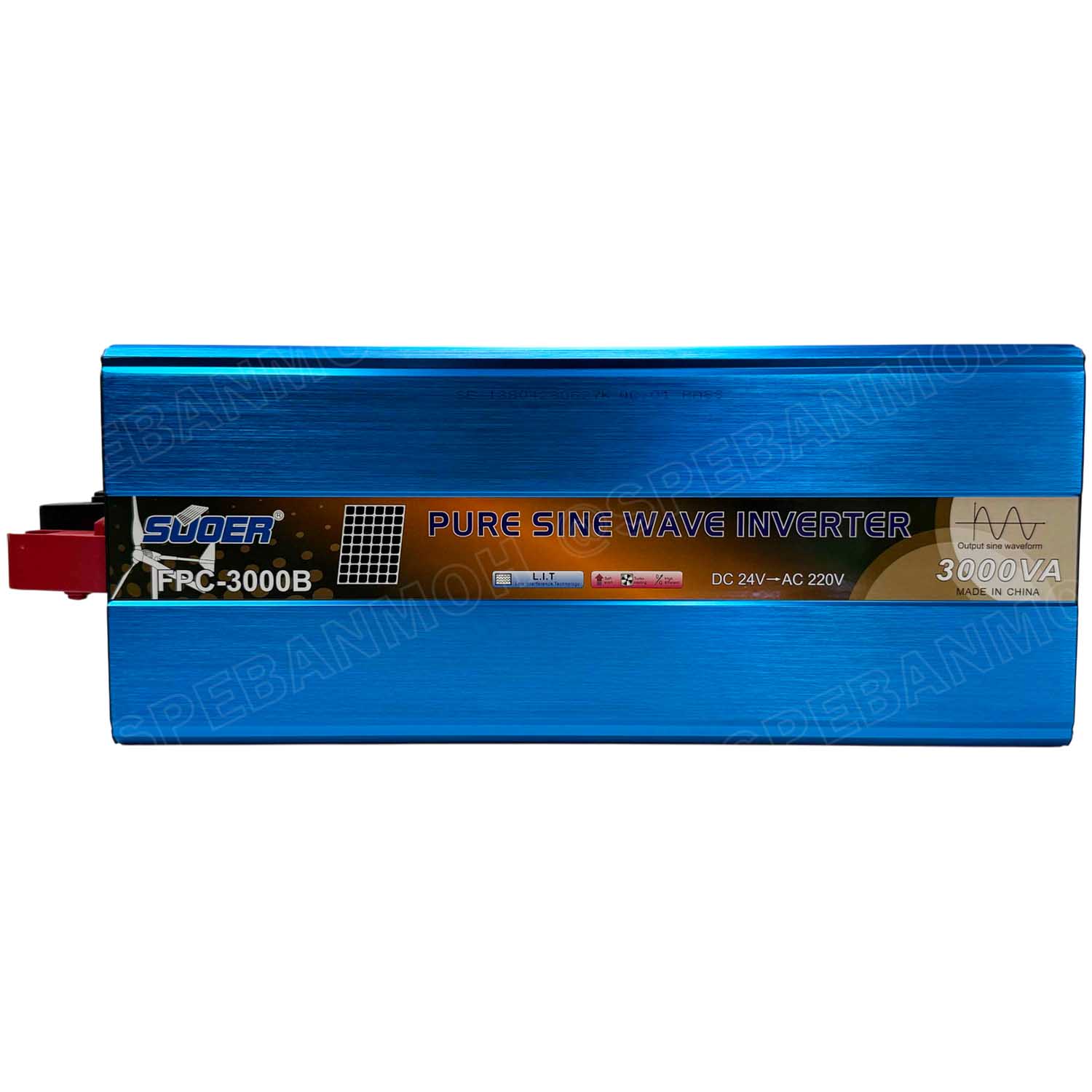 [ 1 เครื่อง ] FPC-3000BL สีฟ้า Blue อินเวอร์เตอร์ แปลงไฟ 24VDC ออก 220V รุ่นใหม่ Inverter ยี่ห้อ SUOER FPC-3000BL 3000W 24V to 220V off grid inverter pure sine power inverters FPC-3000 อินเวอร์เตอร์ เพียวไซน์เวฟ อุปกรณ์แปลงไฟ