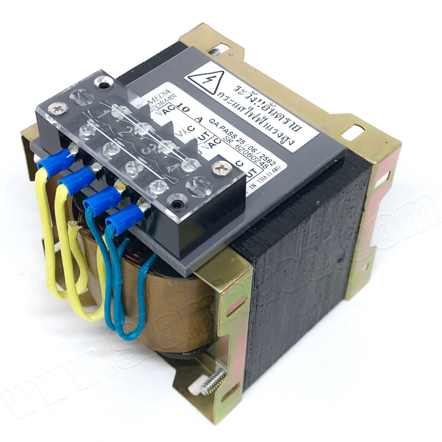 หม้อแปลงไฟฟ้า หม้อแปลงไฟ Electric Transformer Converter รุ่น ขนาด INPUT 380VAC OUTPUT 24VAC 10A, 20A / และ รุ่นขนาด INPUT 380VAC OUTPUT 0-6-12-24VAC 15A