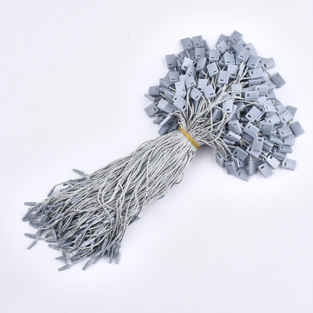 Hang Tag เชือกโพลีเอสเตอรสำหรับห้อยป้าย ขนาด 185~195x1mm แพ็คประมาณ 85 ชิ้น