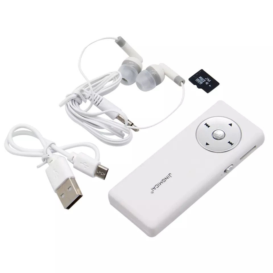 เครื่องเล่น MP3 รุ่น Stick with speaker มีลำโพงในตัว แถมฟรี!! เมมโมรี่การ์ดจุได้กว่า 50 เพลง + หูฟัง + สายชาร์จ ครบเซ็ต