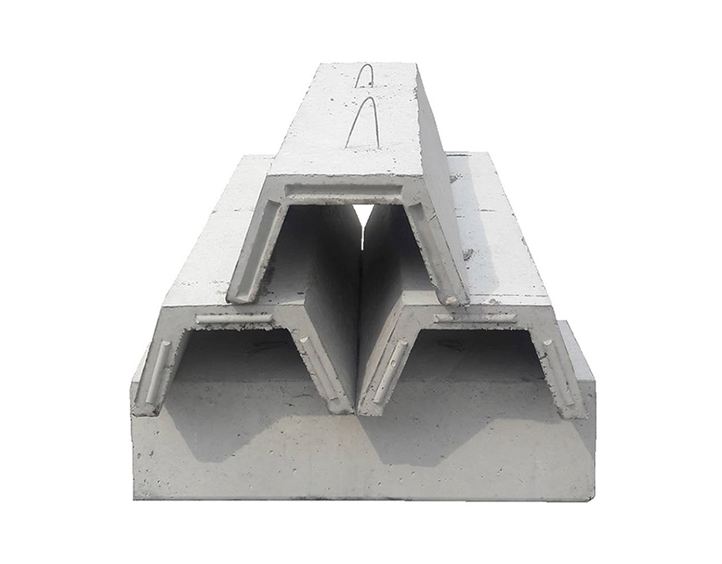 รางระบายน้ำคอนกรีต ตัววี V นาด 27x45x100 ซม.