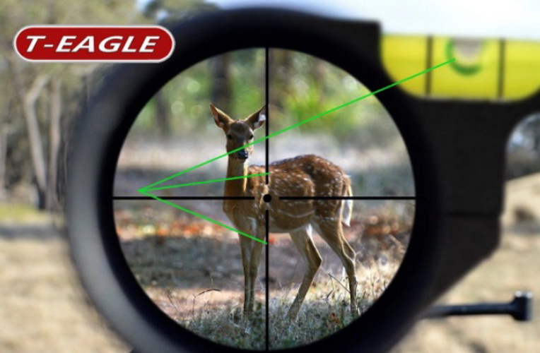 T-EAGLE ระดับน้ำติดกล้อง Metal Spirit Level Bubble 25.4MM mount Sight