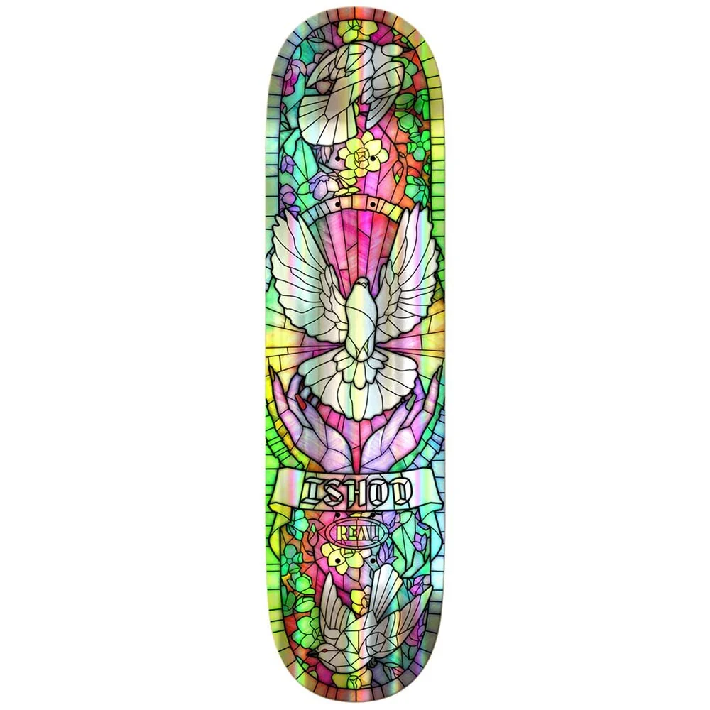 REAL DECK ISHOD WAIR HOLOGRAPHIC CATHEDRAL TWIN TAIL 8.25