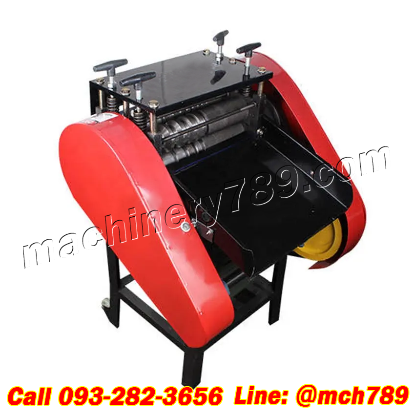 เครื่องปอกสายไฟพร้อมล้อ รุ่น 40 220V/2.2KW (รูปอกสายไฟขนาด 1-40 mm) แบบ 2 ใบมีด เครื่องปอกทองแดง ปอกสายไฟ ที่ปอกสายไฟ ปลอกสายไฟ คีมปอกสายไฟ คีมปอกสาย Wire Stripper Automatic Cable Wire Stripping Machine