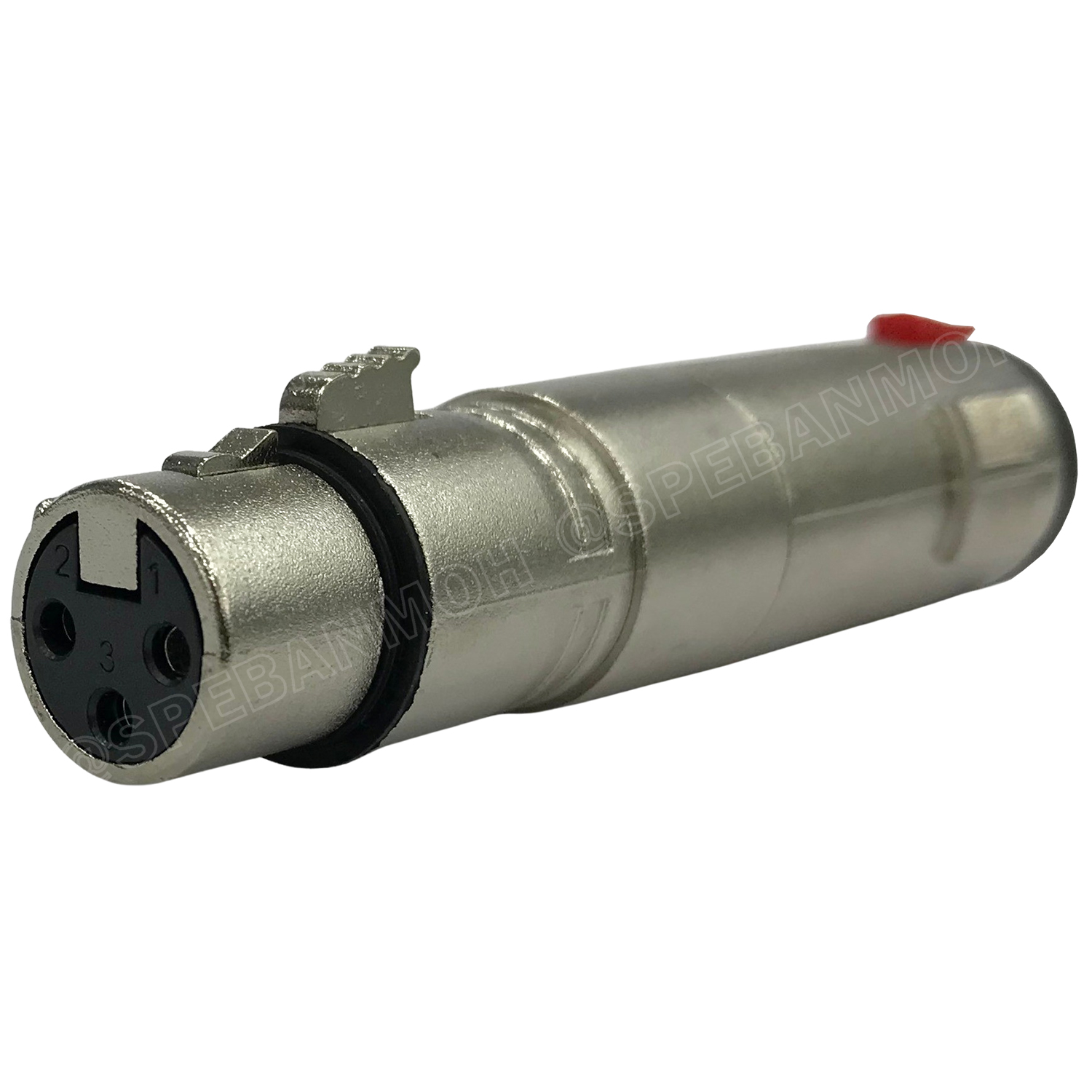 [ 1ชิ้น ] XLR-GCB002 ปลั๊กแปลงแคนนอน XLR เมีย ออก ปลั๊กไมค์ เมีย ( Female XLR to Phone Female ) ปลั๊กแปลง XLR เมีย ออก Phone เมีย Audio Balanced Connector คอนนอน 3P Phone stereo 3โพล ปลั๊กไมค์ Adapter Plug Xlr-Phone แจ็คไมค์