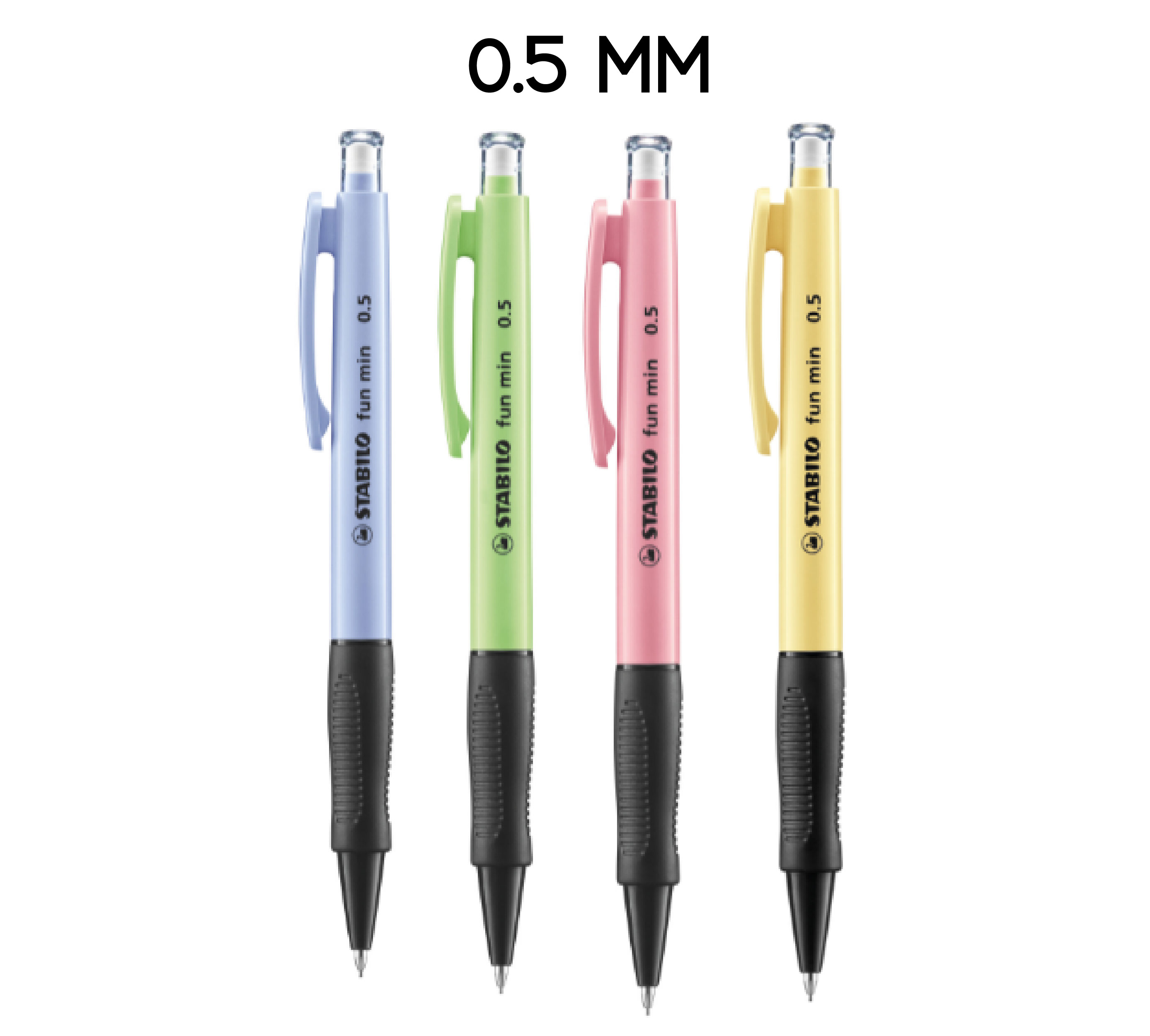 ดินสอกด STABILO fun min หัว 0.5 / 0.7 มม. เก็บหัวได้