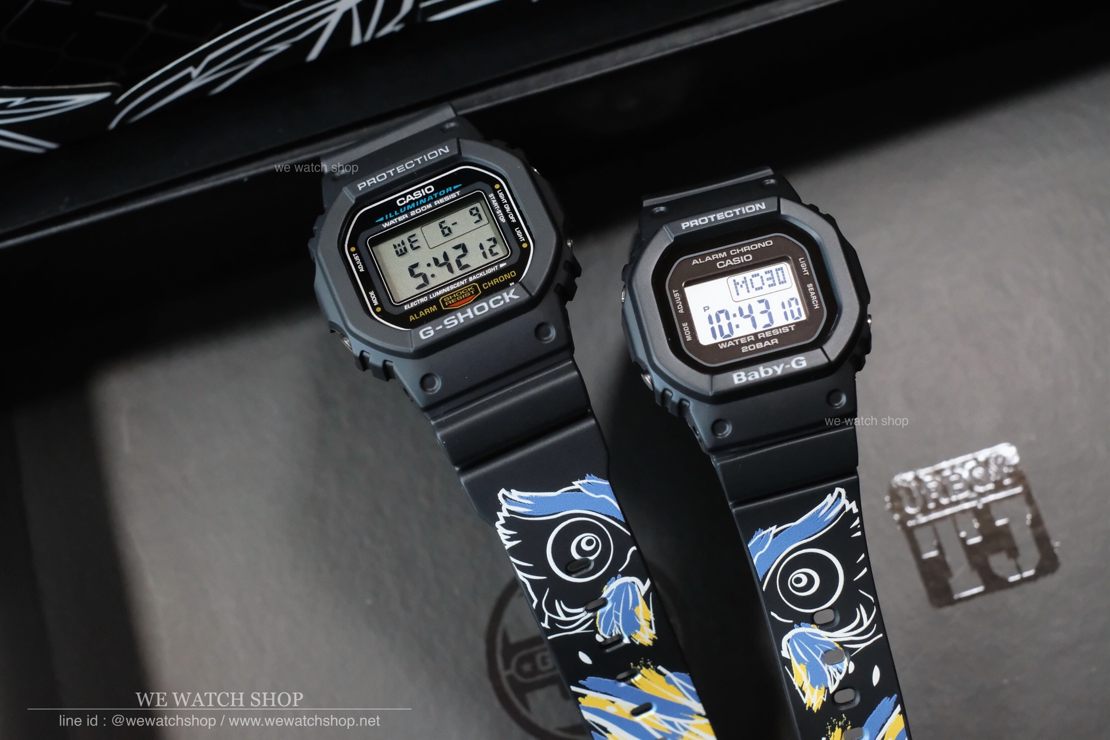 CASIO G-SHOCK x Urboy TJ DW-5600E-1VDF สีดำ Limited edition สินค้าใหม่ ของแท้ รับประกันศูนย์ CMG