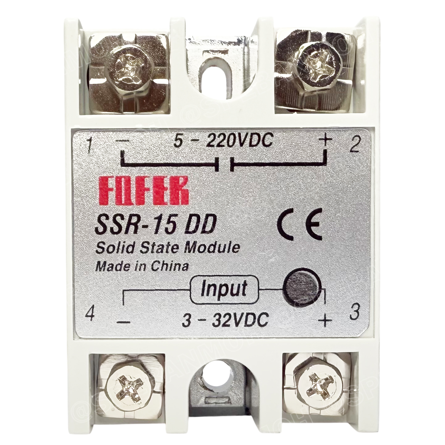 [ 1 ชิ้น ] SSR-15 DD โซลิดสเตตรีเลย์ 15แอมป์ Solid State Relay 15A SSR DC-DC สวิทช์กระแสสูง โมดูลตัดต่อวงจร สวิทช์ตัดไฟด้วยไฟฟ้า รีเลย์ Single Phase Solid State Relay อุปกรณ์ตัดต่อวงจร Control Switches