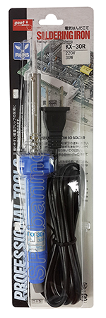 KX-30R หัวแร้ง GOOT 30W ของแท้ ด้ามตรง - สีน้ำเงิน