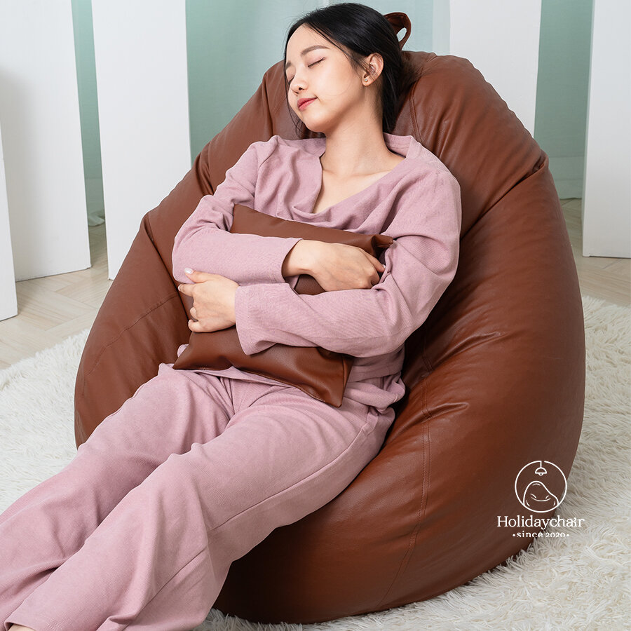 เก้าอี้บีนแบ็ก เก้าอี้เม็ดโฟม เก้าอี้หนัง ทรงหยดน้ำ หนัง pu พรีเมียม กันน้ำได้ (ไม่รวมที่วางเท้า) bean bag เก้าอี้บีนแบ็ก เบาะนั่งเม็ดโฟม บีนแบค เก้าอี้มินิมอล เก้าอี้นั่งเล่น เบาะนั่งเล่น บีนแบ็ก โซฟานั่งพื้น รุ่น HCS-003