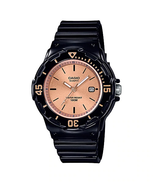CASIO Standard รุ่น LRW-200H-9E2VDF สีดำ ส้ม สินค้าใหม่ ของแท้ รับประกันศูนย์ CMG