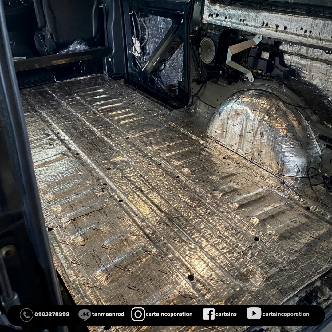 แดมป์เก็บเสียง ลดเสียงภายนอก Benz vito
