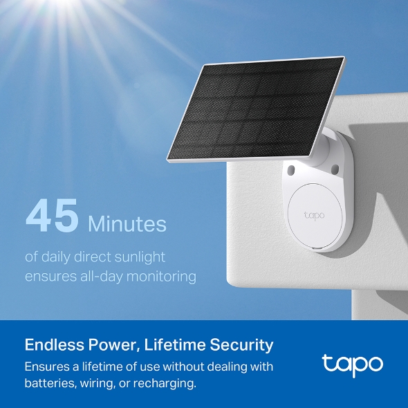 กล้องวงจรปิด TP-Link Tapo C410 KIT Solar-Powered Security Camera Kit