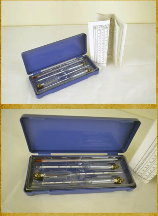 ไฮโดรมิเตอร์ 0-40/40-70/0-100พร้อมเทอร์โมมิเตอร์0-50