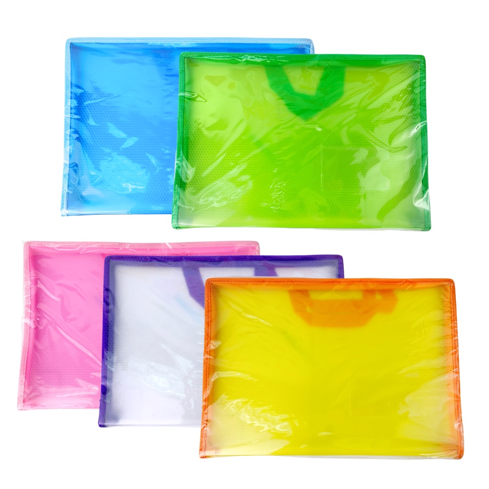 กระเป๋าใส่เอกสาร กระเป๋าซิป มีหู ORCA รุ่น A1-U ขนาด 24.3 x 35.3 x 2.8 ซม.
