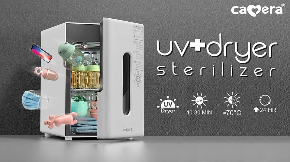 Camera ตู้อบฆ่าเชื้อ UV-C พร้อมอบลมร้อน รับประกัน 3 ปี