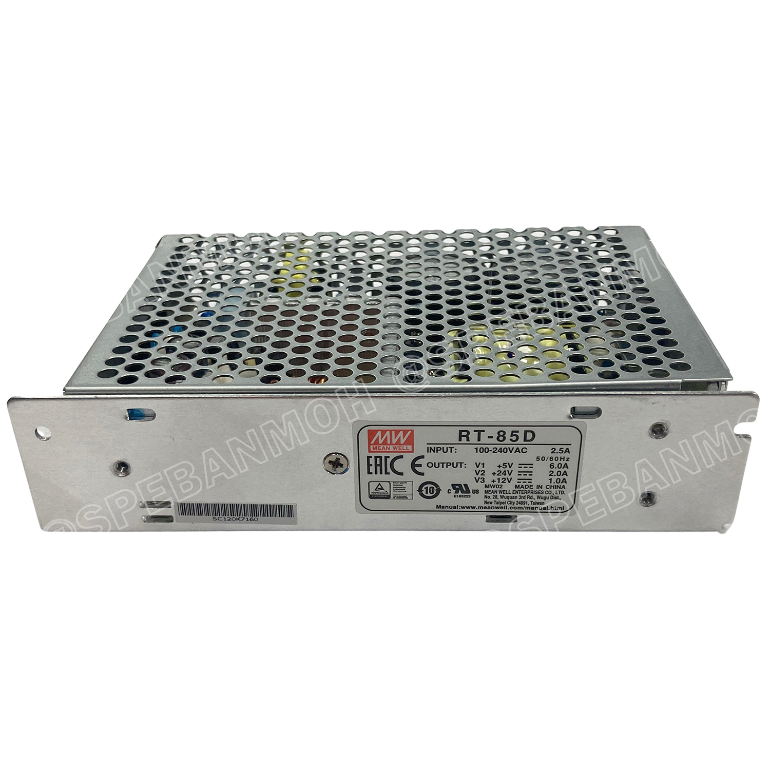 [ 1ชิ้น ] RT-85D พาวเวอร์ซัพพลายMEAN WELL 3 Output (MEAN WELL Power Supply) RT-85 Series ออก3 สวิชชิ่งพาวเวอร์ซัพพลาย INPUT 220VAC OUT 5V 6A OUT 24V 2A OUT 12V 1A พาวเวอร์ซัพพลาย เมนเวล MEAN WELL 5V/4A 24V/1.5A 12V/1A Auto Switching สวิชชิ่งอัตโนมัติ แปลง