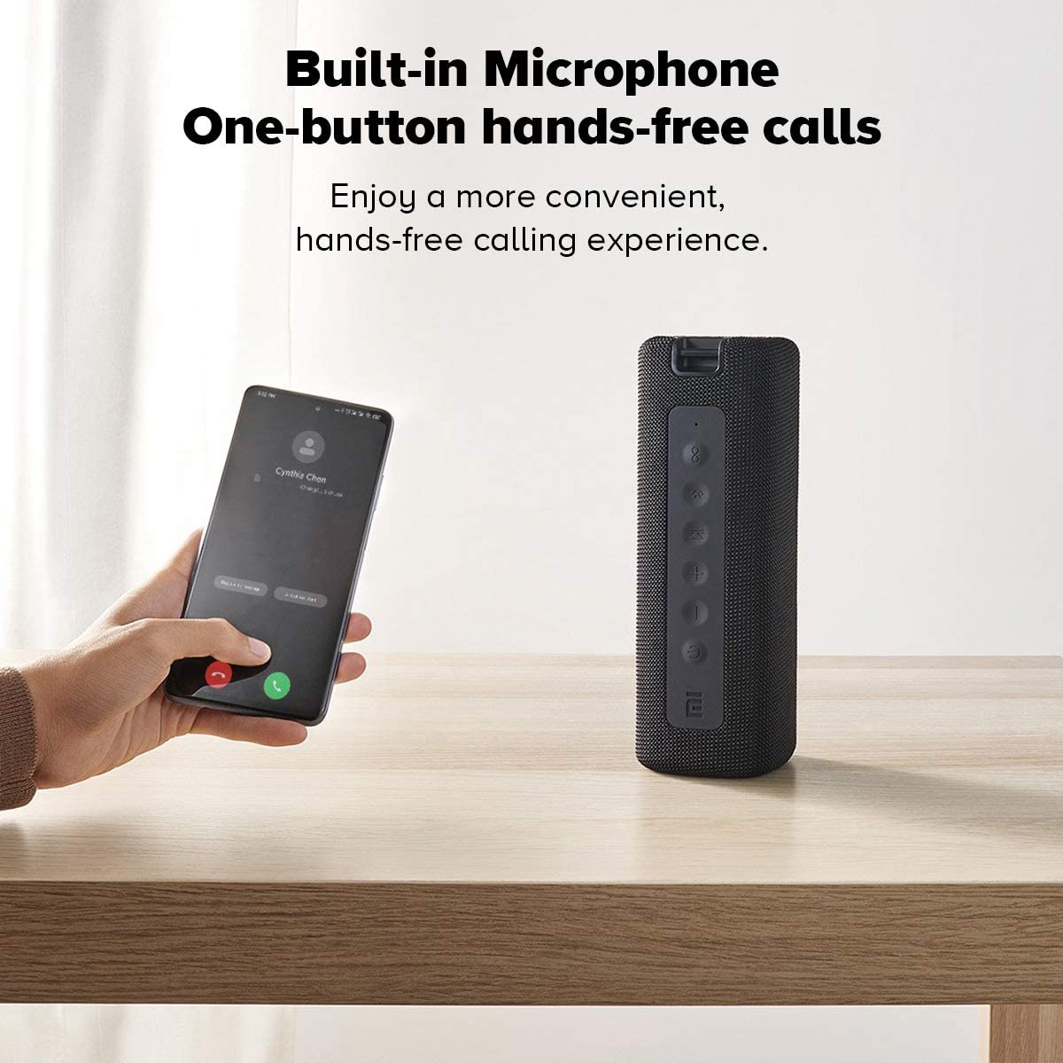 ลำโพงบลูทูธ Xiaomi Mi Portable Bluetooth Speaker 16W (Black) ประกันศูนย์ไทย