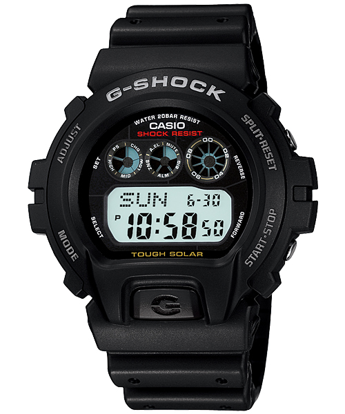 CASIO G-SHOCK รุ่น G-6900-1DR สีดำ BLACKสายด้าน สินค้าของเเท้ รับประกันศูนย์ CMG