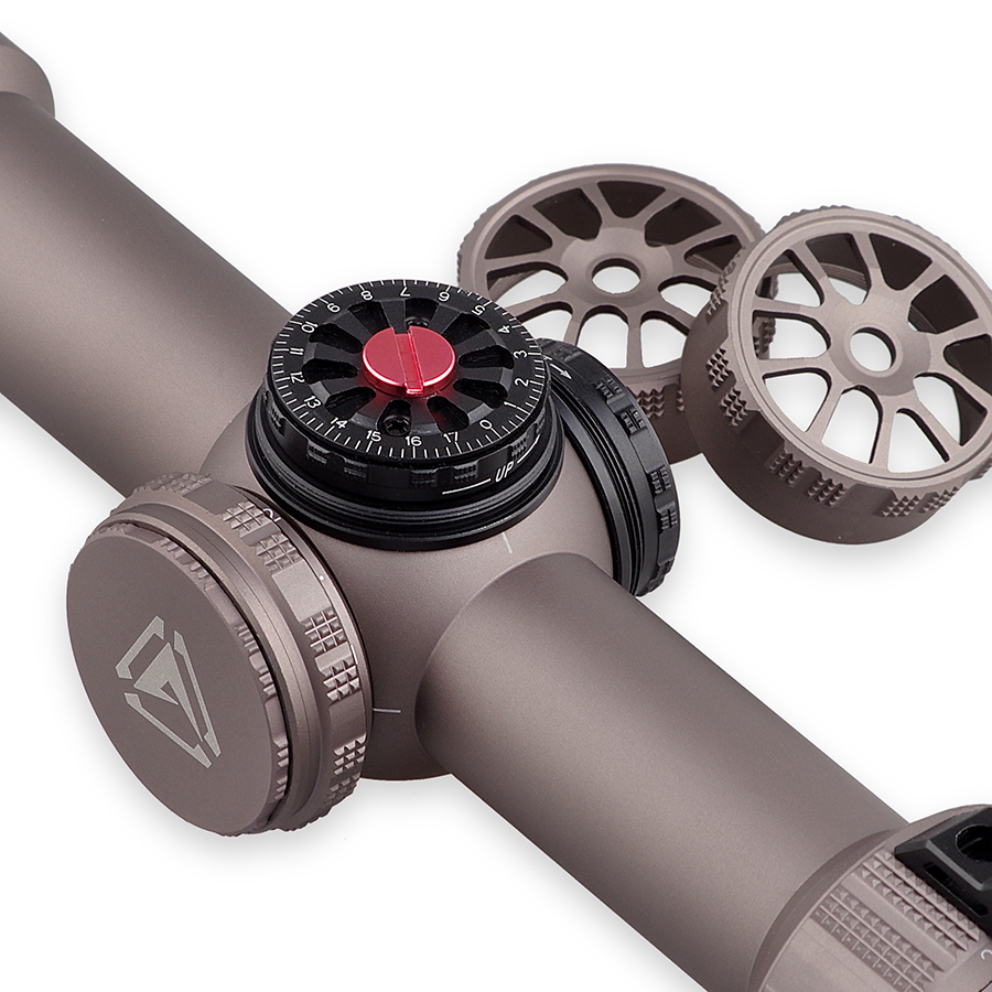 กล้องกันน้ำ กันกระแทก AIREUS HD 1-6X24 IR FFP เส้นเล็งขยายตามซูม มีไฟเส้นเล็ง