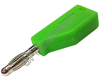 [ 2ชิ้น ] ปลั๊กกล้วย/บานานา BNN-001 (Banana plug) TAIWAN สีเขียว / GRN