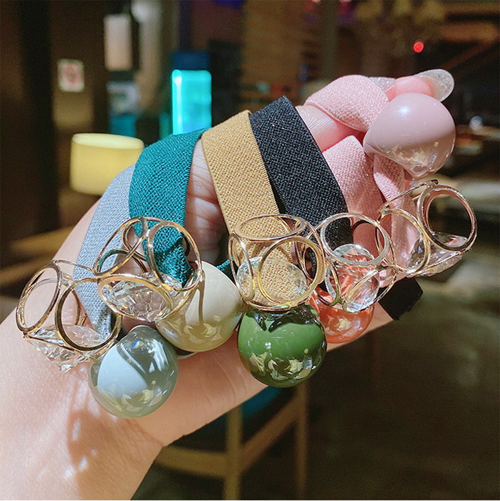 RUB-003 ยางรัดผมแฟชั่นสไตล์เกาหลี (มี 4 สีให้เลือก)