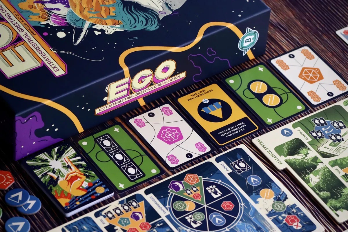 EGO: Extraterrestrial Greeting Organization + ID (Interstellar Disruptions) Expansion บอร์ดเกม ของแท้