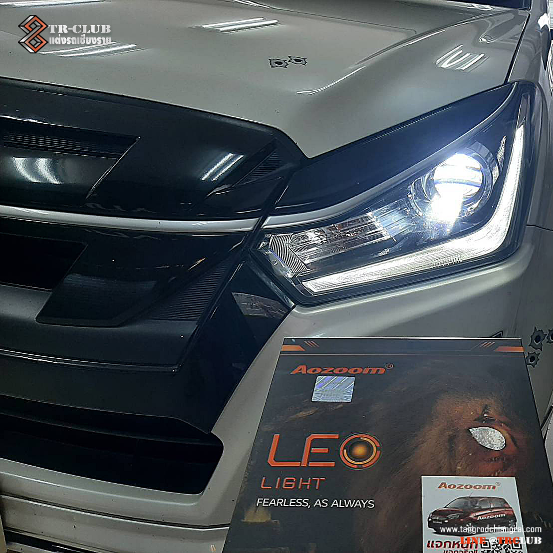 ไฟหน้าโปรเจคเตอร์ LED รุ่น LEO LIGHT ( BI BEAM LED SPOT ) AOZOOM