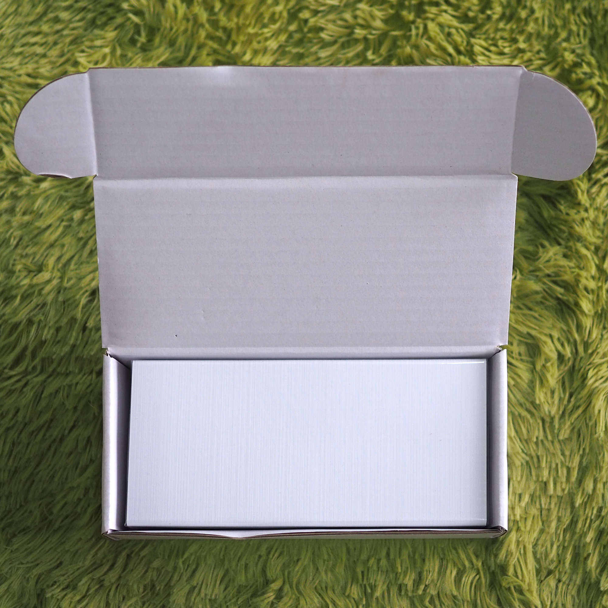 บัตรพลาสติกขาวเปล่า พีวีซี White blank PVC card ขนาด 0.76 mm. จำนวน 250 ใบ