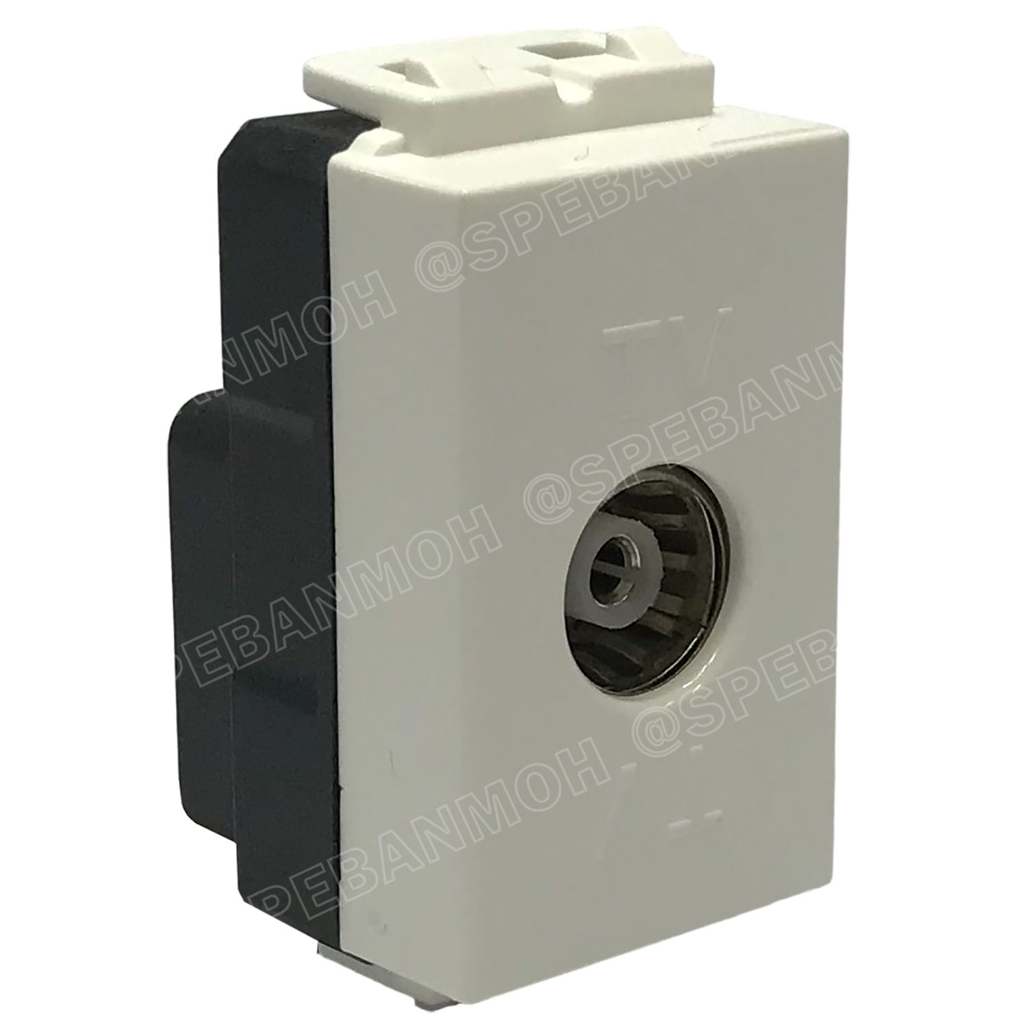 [ 2ชิ้น ] MLT-102 เต้ารับ TV Din Type BF เต้ารับทีวี สำหรับสาย RG6 เต้ารับสัญญาณโทรทัศน์ TV สัญญาณดาวเทียม แบรนด์ บีเอฟ TV Socket Outlet For RG6 Cable เต้ารับสำหรับสายอากาศ 75โอม เต้ารับทีวี