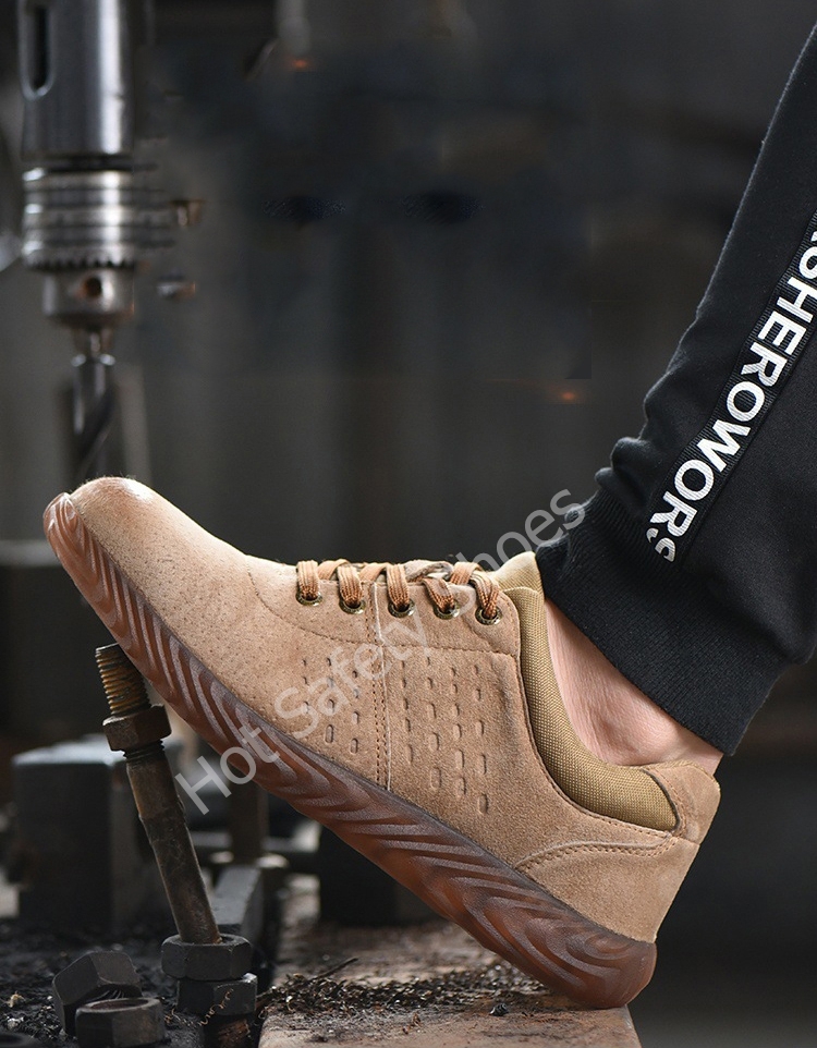 HOT STAR NO.10 รองเท้าเซฟตี้ รองเท้าหัวเหล็ก รองเท้านิรภัย รองเท้าเซฟตี้sport ดีไซส์สวย ทันสมัย ระบายอากาศดี พื้นยาง กันลื่น เหมาะชายและหญิง