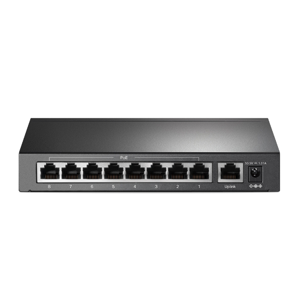 TP-LINK TL-SF1009P 9-Port 10/100Mbps Desktop Switch with 8-Port PoE+ รับประกันศูนย์ไทย