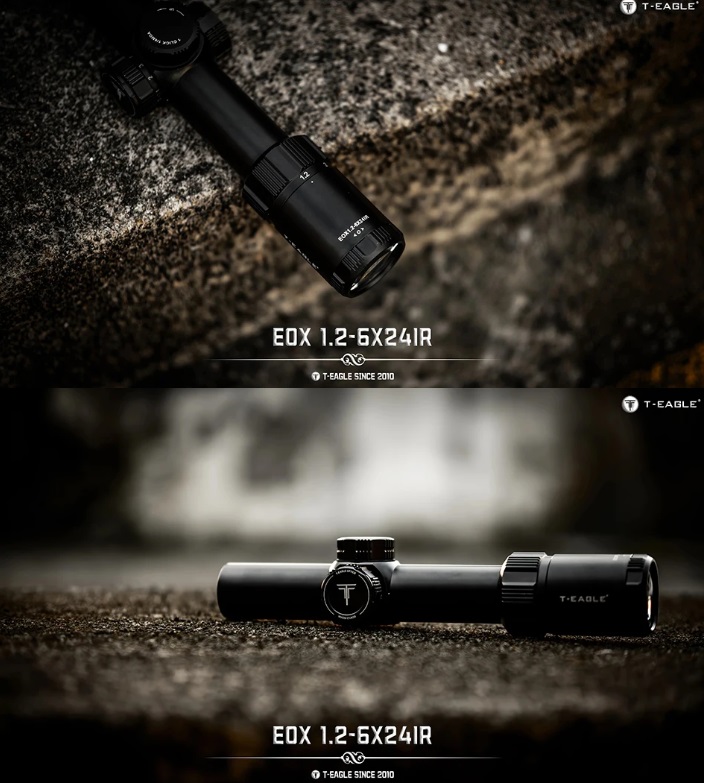 T-EAGLE กล้องกันน้ำ กันกระแทก EOX PRO 1.2-6X24 IR