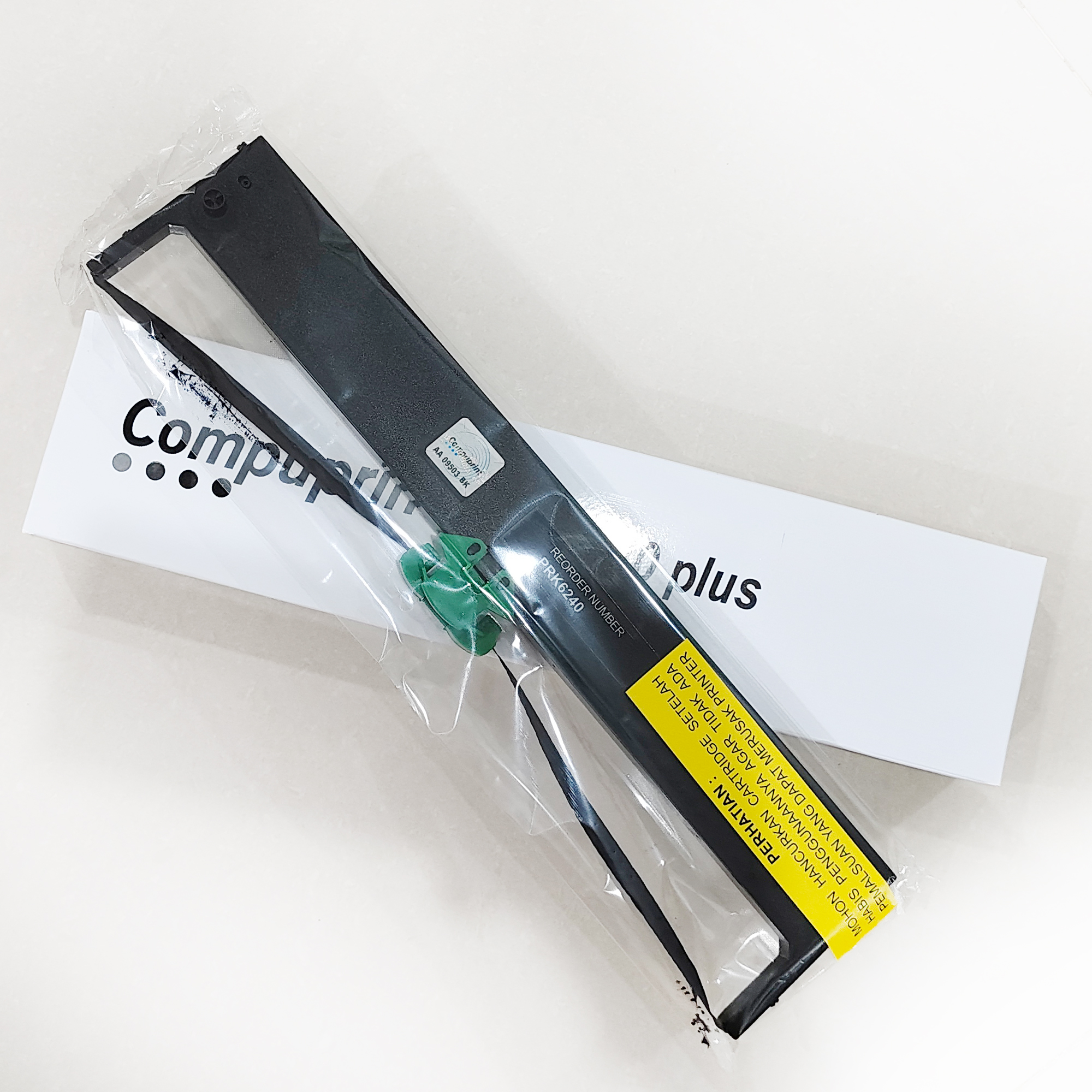 Compuprint หมึกพิมพ์คอมพิวปริ้น ริบบอนแท้ หมึกพิมพ์แท้ เครื่องพิมพ์เช็ค เครื่องพิมพ์สมุด original ribbon SP40 Plus, SP40+, PR3+ PRK6240
