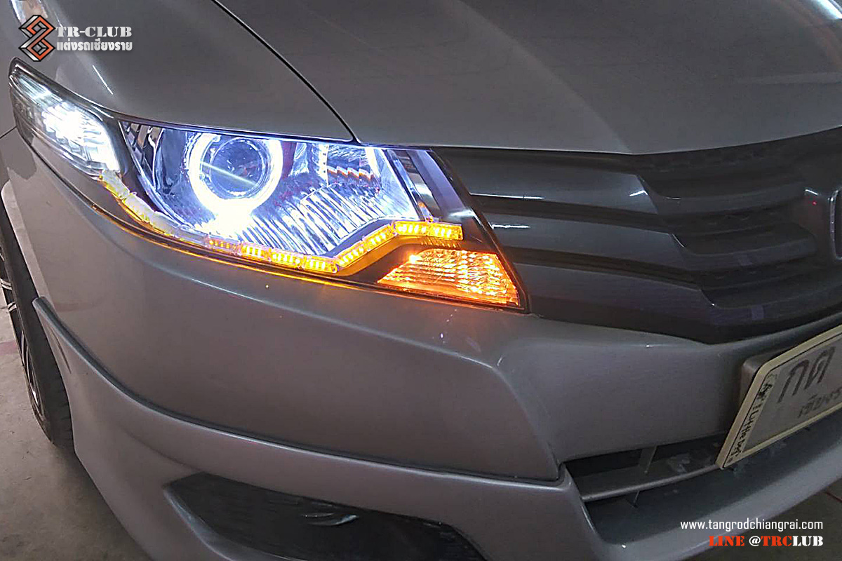 อัพเกรดไฟหน้า CITY 2010