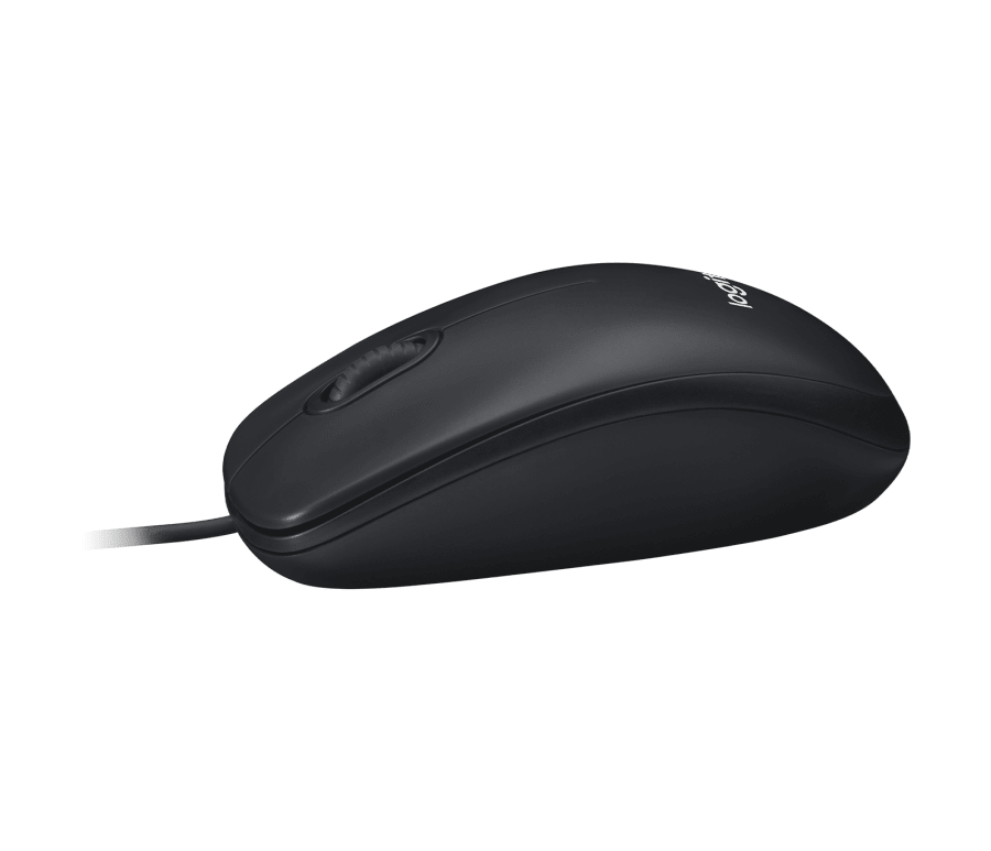 USB Optical Mouse LOGITECH (M100R) Black ประกันศูนย์ไทย 3 ปี