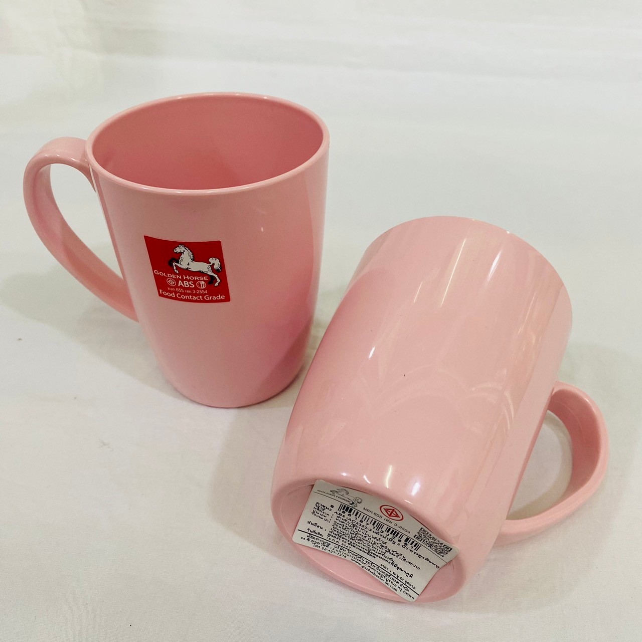 แก้วน้ำเมลามีนมีหู ABS-AC2352-3นิ้วทรงสูง/คละสี