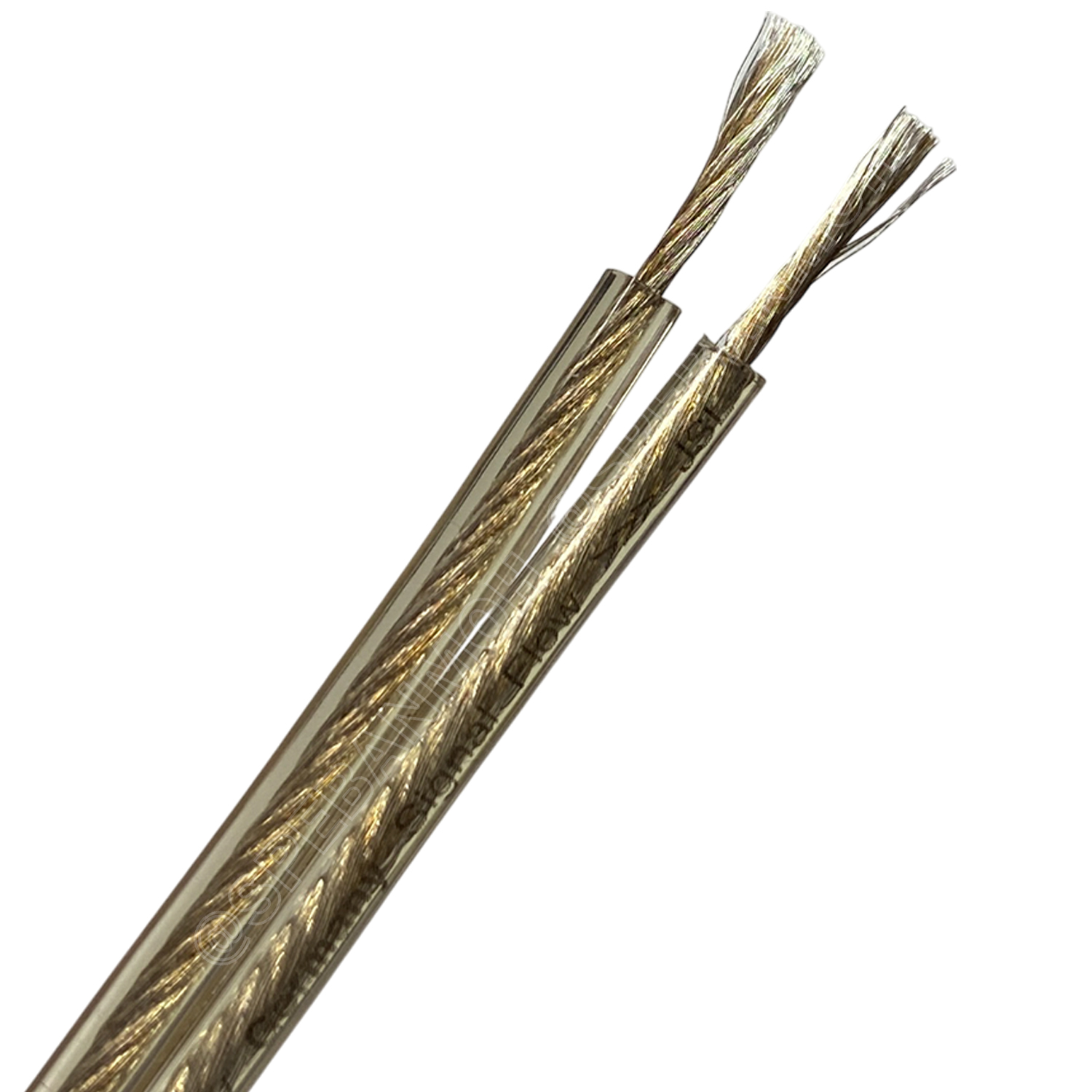 [ 1 เมตร ] JSL-133 สายลำโพงไดนาคอม Dynacom สีเงินใส Silver Speaker Cable 16AWG 1.31 sq.mm. สายลำโพงทองแดงแท้เคลือบเงิน สายนำสัญญาณเสียง ซับลำโพง ซับเบส เครื่องเสียงรถยนต์ เครื่องเสียงบ้าน Speaker Cable 16AWG สาย Subwoofer Speaker Audio Cable Audio