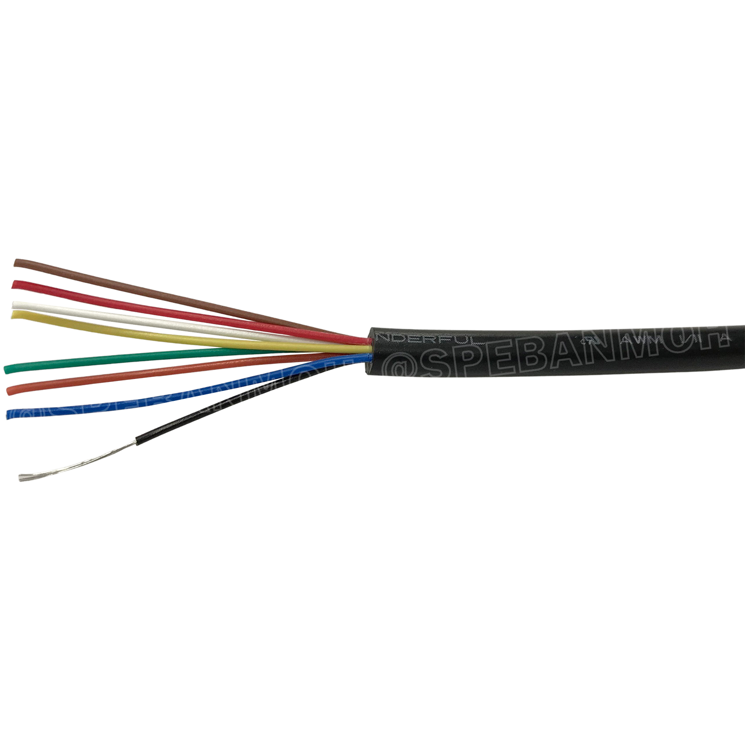 [ 2 เมตร ] TW-2464-28AWG-8C 8C 28AWG UL2464 300V 80°C สายมัลติคอร์ Multicore Cable สายคอมพิวเตอร์ UL 2464 AWM 2464 20AWG VW-1 80°C 300V E150612 THAI WONDERFUL 28AWG -F-(LF) AWM I/II A FT1 80°C 300V สาย DC สายไฟ ดำแดง สายมัลติคอร์