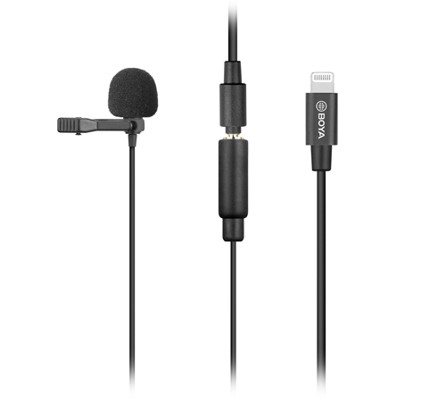 BOYA BY-M2 Lavalier Mic Lightning Port for ios Devices Phone รับประกันสินค้า 2 ปี