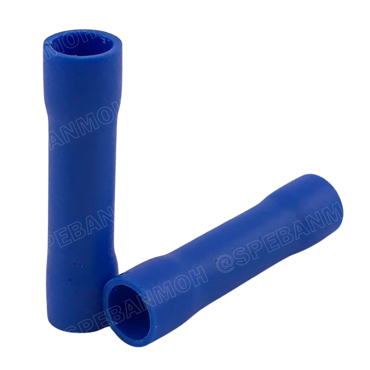 [ 100 ตัว/ถุง ] BV 2 สลิปหุ้มต่อกลาง หุ้มฉนวน สีน้ำเงิน Blue สำหรับสาย 1.5-2.5 mm2 16-14awg สลิปต่อสาย สลิปต่อสายไฟ Crimping Terminal เทอร์มินอลต่อลาง เทอร์มินอลต่อสาย ขั้วต่อสายไฟ สลิปกลางทาง ตัวต่อสาย หุ้มฉนวน ข้อต่อสายแบบย้ำ Crimp Sleeves