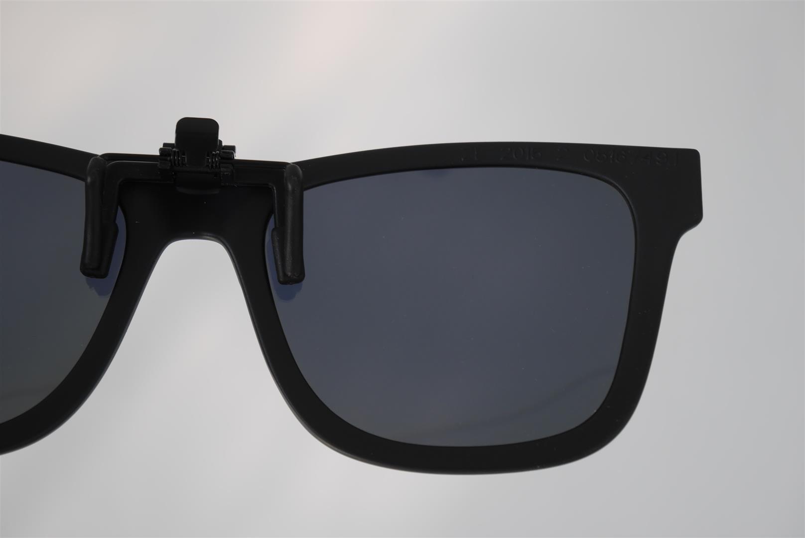 คลิปออนกันแดด Clipsster รุ่น Wayster O Signature Edition กรอบดำเลนส์ปรอททอง