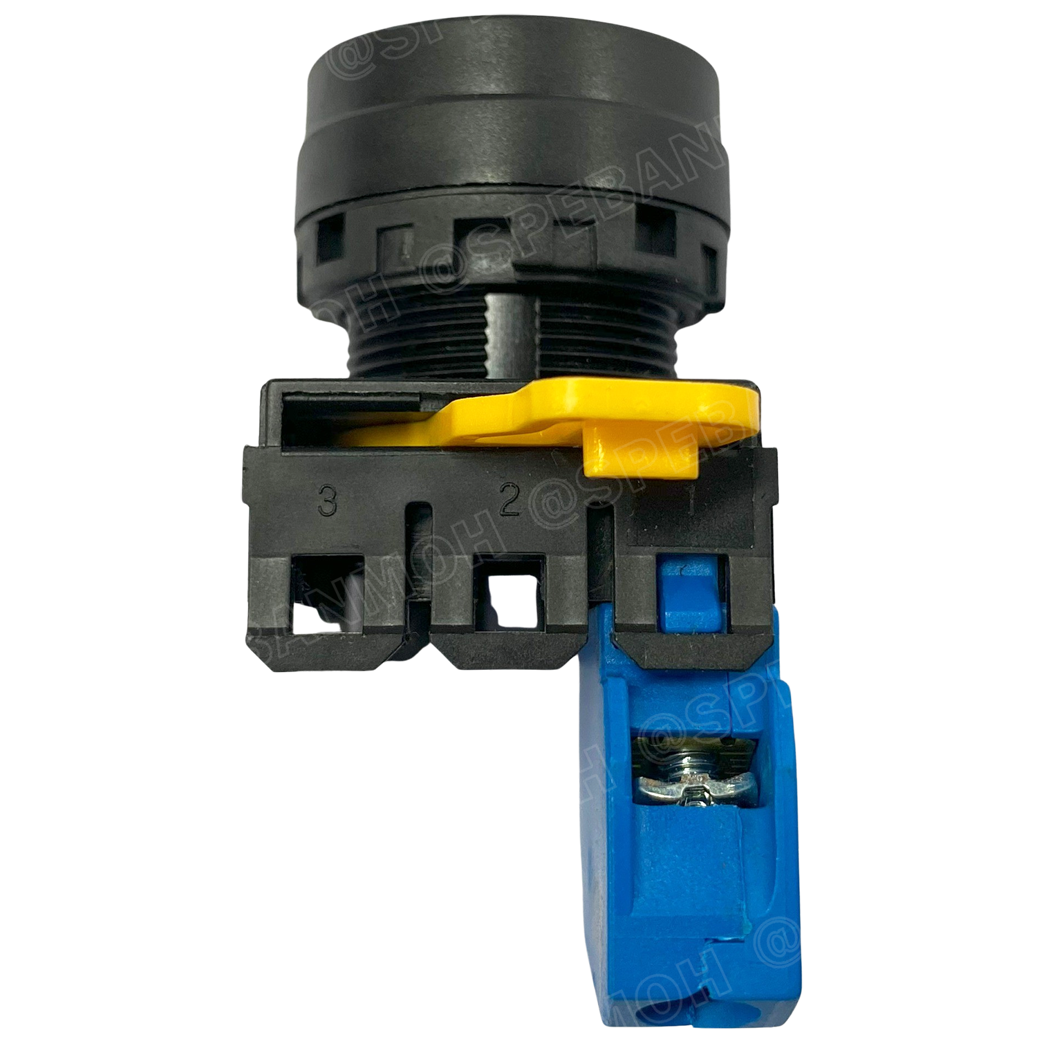 [ 1ชิ้น ] YW1B-M1E10 สีเหลือง Yellow สวิทช์ กดติด ปล่อยดับ Momentary 1NO 22mm IDEC สวิทช์คอนโทรล 22มิล YW Series Control Switch สวิทช์ไฟ กดเด้ง กดติดปล่อยดับ หน้าเรียบ ไอเดค SPST Push Button Switch ปกติเปิด Normally open