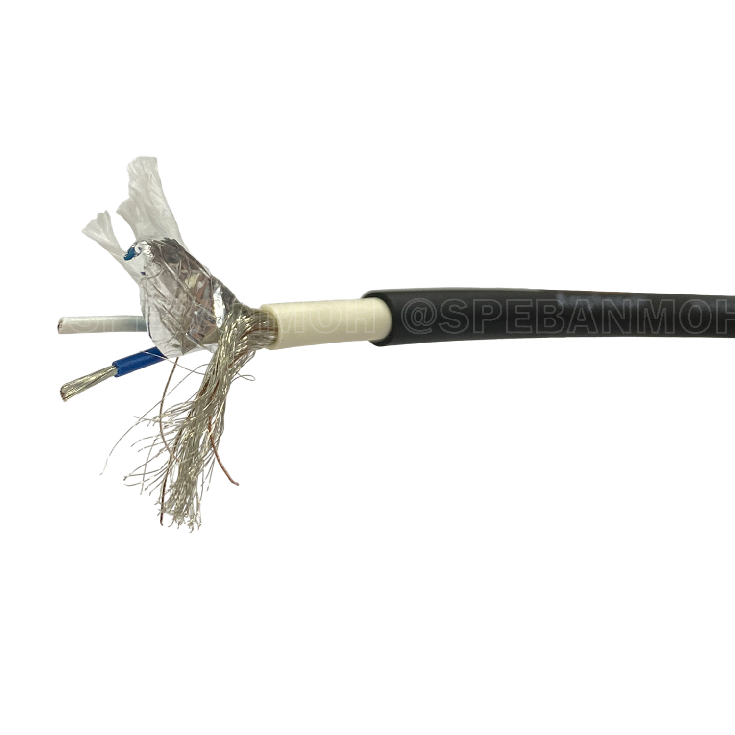 [ 100เมตร ] สายไมโครโฟน Amphenol APH-CA-A-BLK Microphone Cable Double Jacket Balance Stereo 21AWG ฉนวนสองชั้น สำหรับงานเครื่องเสียง ออดิโอเกรด Audio Cable แอมฟีนอล สัญญาณเครื่องเสียง Signal Cable สเตอริโอ