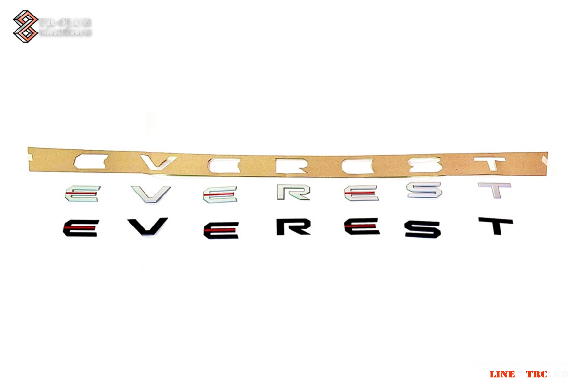 ตัวอักษรฝากระโปรงแท้ : Everest 2022 Next Gen