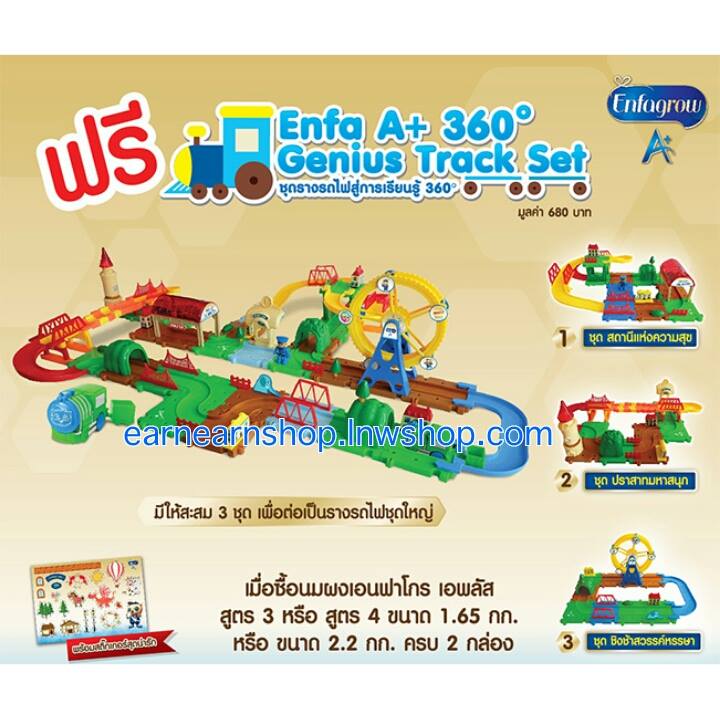 Enfa Genius Track set ชุดรางรถไฟสู่การเรียนรู้ (((ส่งฟรี)))