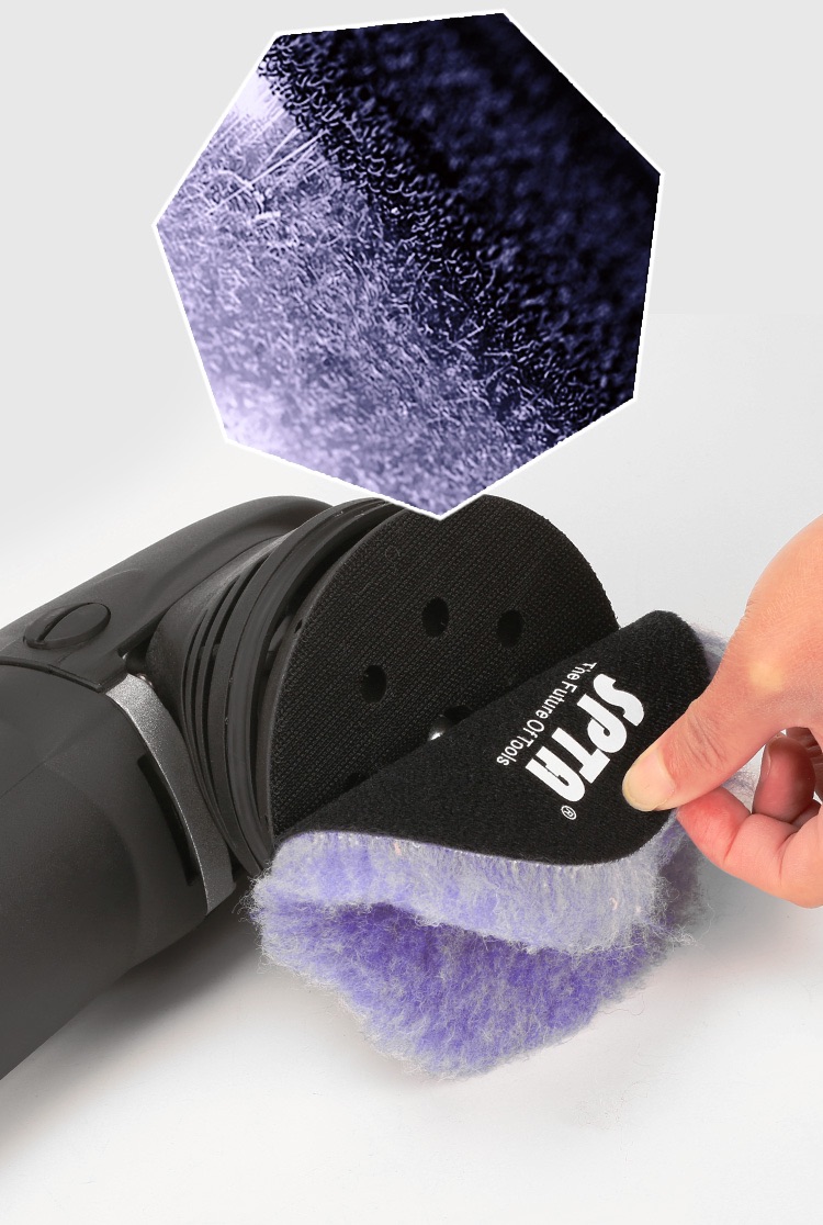 ขนแกะขัดสีรถ SPTA ขนแกะแท้ ขนาดแป้น 3นิ้วและ5นิ้ว