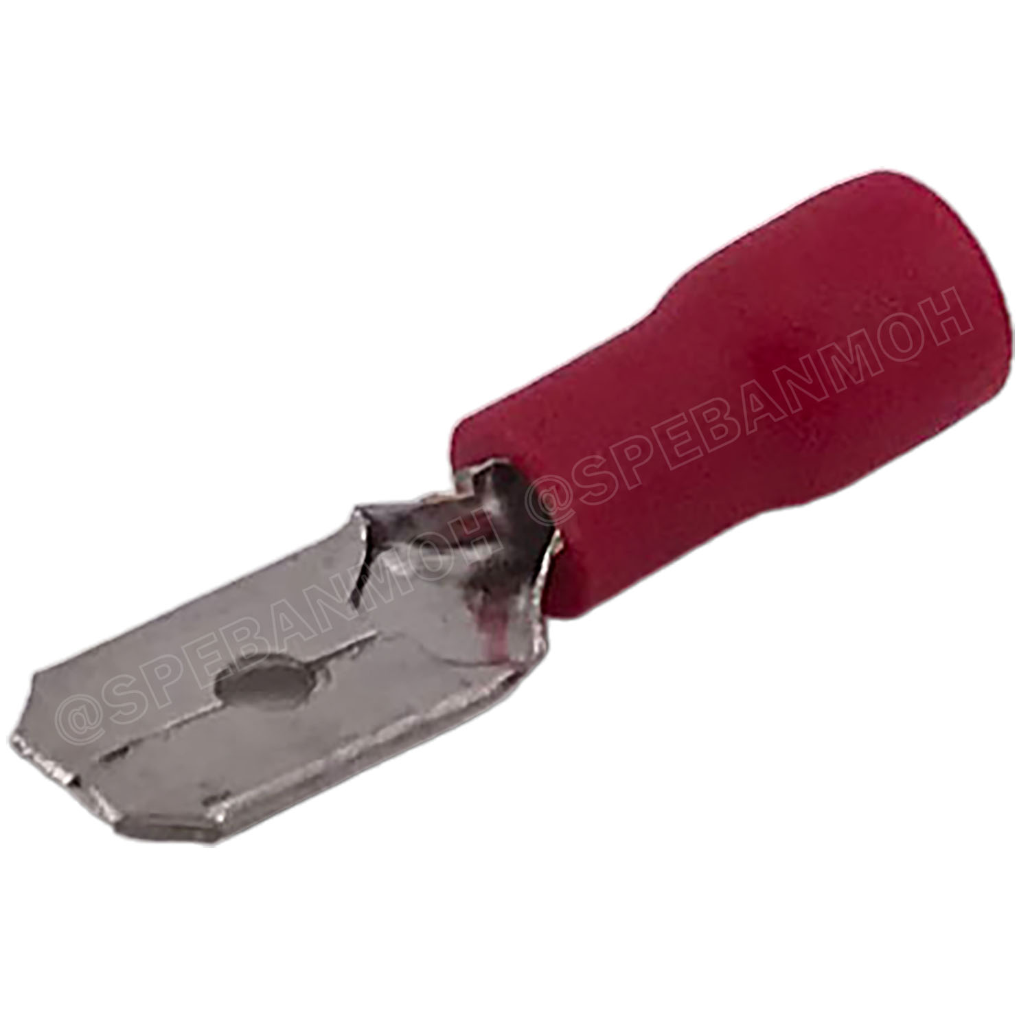 [ 100 ตัว/ถุง ] MDD1.25-250 สีแดง Red หางปลาเสียบแบน ตัวผู้ หุ้มฉนวน สำหรับสาย 0.5-1.5 mm2 22-16awg หางปลาหุ้มฉนวน Crimping Terminal หางปลาเสียบแอร์ ตัวผู้ Male เทอร์มินอลต่อสาย ขั้วต่อสายไฟ Insulated Terminal ตัวต่อสาย หุ้มฉนวน ข้อต่อสายแบบย้ำ Crimp Slee